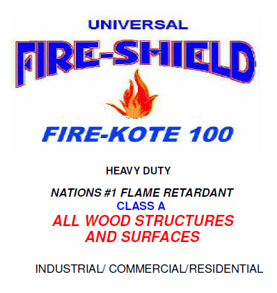 FIRE KOTE FK-100 Industrial Strength Wood Treatment